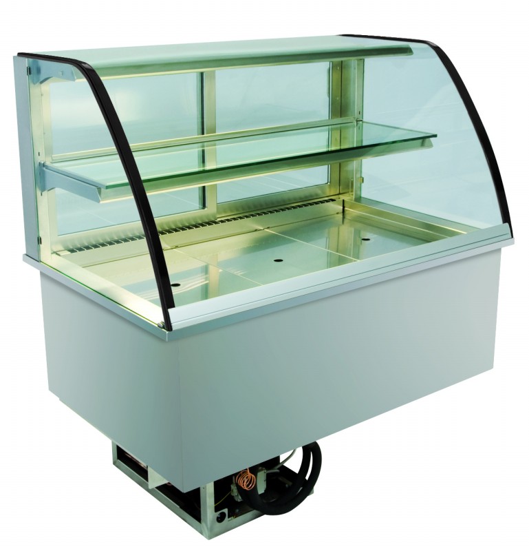 Bild 1: Nordcap Einbau-Kühlvitrine GLR 80-5